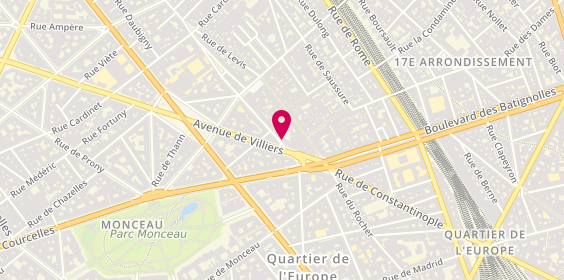 Plan de Olivine, 6 Rue de Tocqueville, 75017 Paris