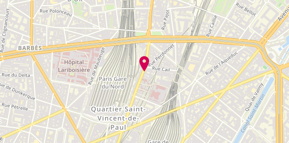 Plan de Atelier Rian (Joaillerie), 210 Rue du Faubourg Saint-Denis, 75010 Paris