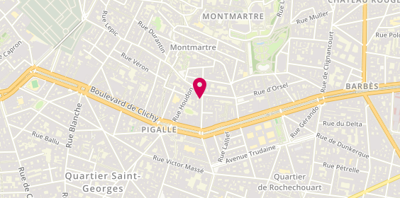 Plan de Lila, 83 rue des Martyrs, 75018 Paris