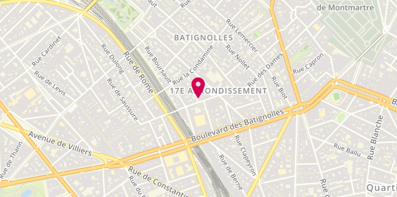 Plan de Van Vandiam, 54 Rue des Dames, 75017 Paris