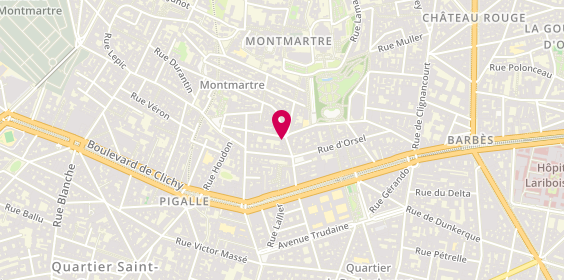 Plan de Jérémie Barthod, 7 Rue des 3 Frères, 75018 Paris