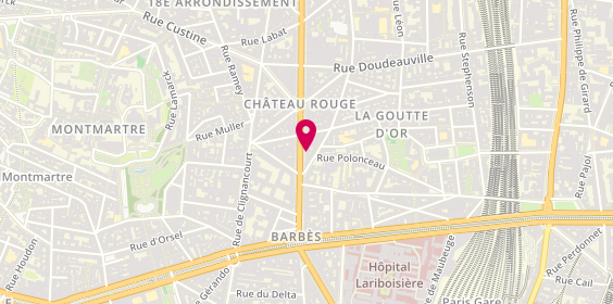 Plan de Carillon Gold, 30 Boulevard Barbès, 75018 Paris