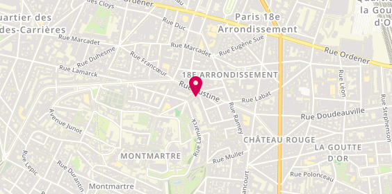 Plan de QUACH Bun-Teng, 23 Rue Bachelet, 75018 Paris