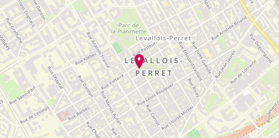 Plan de Eclat de Vie, 45 Rue Gabriel Péri, 92300 Levallois-Perret