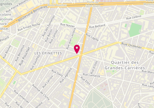 Plan de Lux'or, 73 Rue Guy Môquet, 75017 Paris