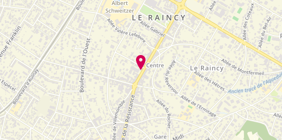 Plan de Les Diamants du Pantheon, 85 Avenue de la Resistance, 93340 Le Raincy