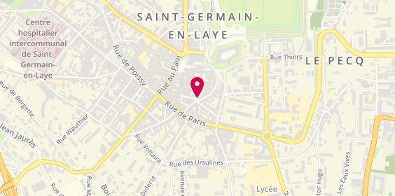 Plan de COMPTOIR NATIONAL DE l'OR Saint Germain en Laye - Achat Or, Vente Or, 23 Rue des Coches, 78100 Saint-Germain-en-Laye