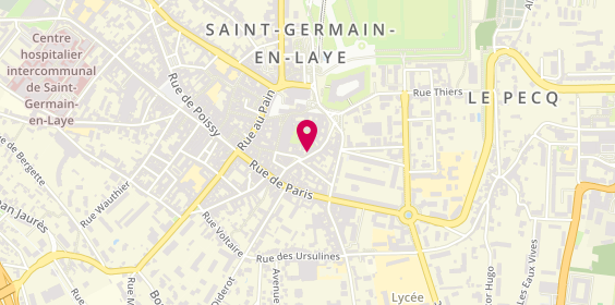 Plan de Patrick Layet Créations, 21 Rue du Vieil Abreuvoir, 78100 Saint-Germain-en-Laye