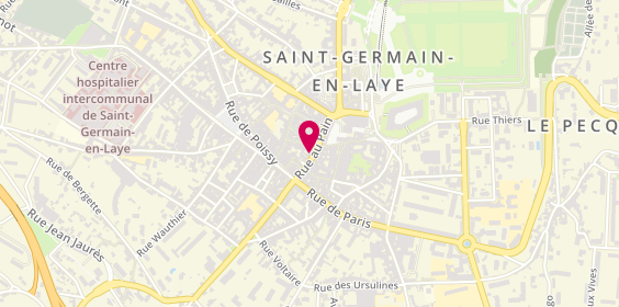 Plan de L'Atelier d'Amaya, 33 Rue au Pain, 78100 Saint-Germain-en-Laye