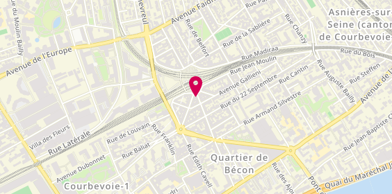 Plan de Olivier Boccassini MAO B, 12 avenue de la Liberté, 92400 Courbevoie