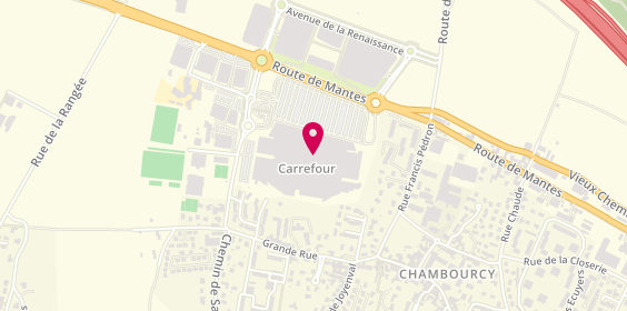 Plan de Marc Orian, Centre Commercial Carrefour
Route Nationale 13, 78240 Chambourcy