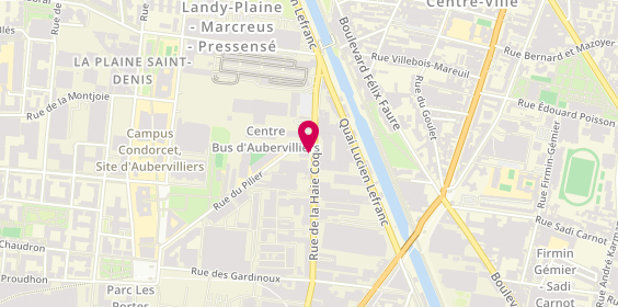 Plan de Karine France, 30 Rue de la Haie Coq, 93300 Aubervilliers
