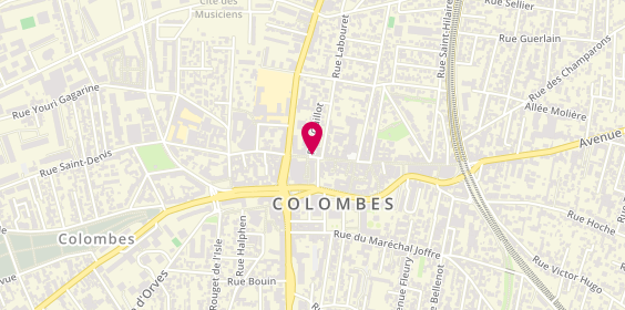 Plan de Bijouterie FAMOR, 64 Rue Saint-Denis, 92700 Colombes