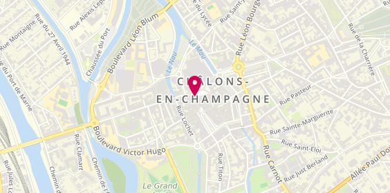 Plan de La Boutique de l'Or, 5 Rue des Lombards, 51000 Châlons-en-Champagne