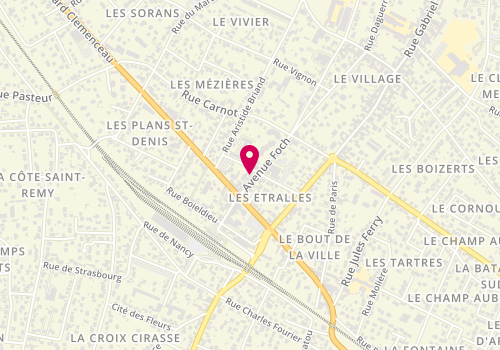 Plan de Rouge Cerise, 21 Bis avenue Foch, 95240 Cormeilles-en-Parisis