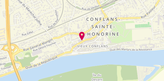 Plan de Parrenin Bijoutier, 31 Rue Maurice Berteaux, 78700 Conflans-Sainte-Honorine