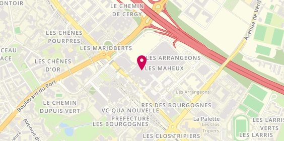 Plan de Marc Orian, Centre Commercial Cergy Les
avenue des 3 Fontaines, 95000 Cergy
