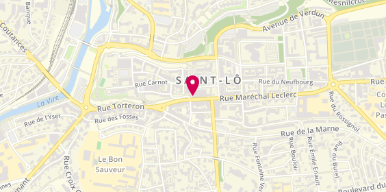 Plan de Des Petits Bijoux, 32 Rue Havin, 50000 Saint-Lô