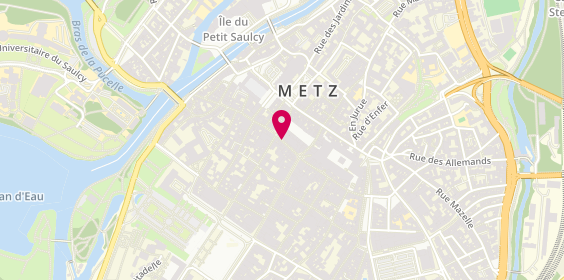 Plan de C.E.B x'Or, 5 Rue du Petit Paris, 57000 Metz