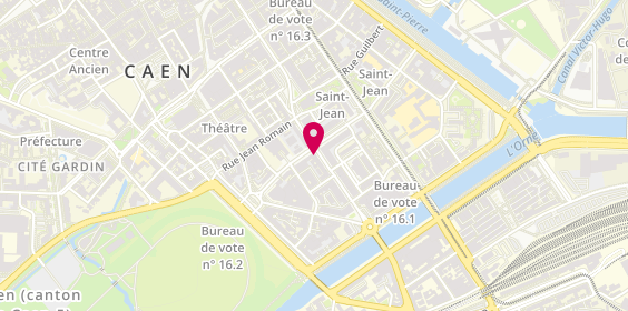 Plan de Comptoir National de l'Or, 144 Rue Saint-Jean, 14000 Caen