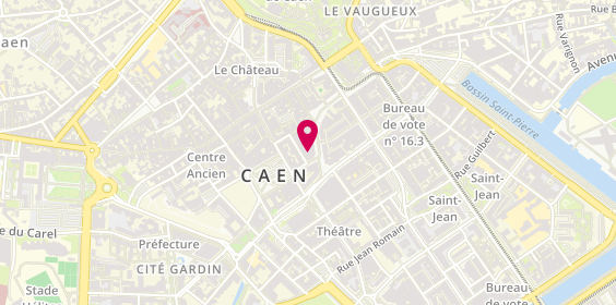 Plan de Louis Pion Caen, 108 - 114 Boulevard Maréchal Leclerc Galeries Lafayette, 14000 Caen