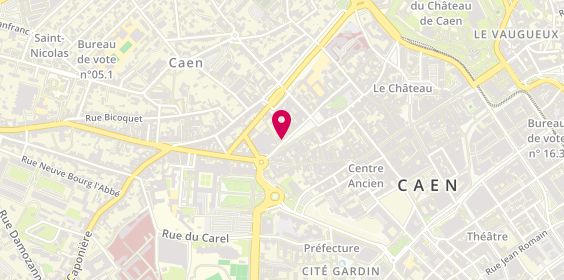 Plan de Atelier Hose, 34 place Saint-Sauveur, 14000 Caen