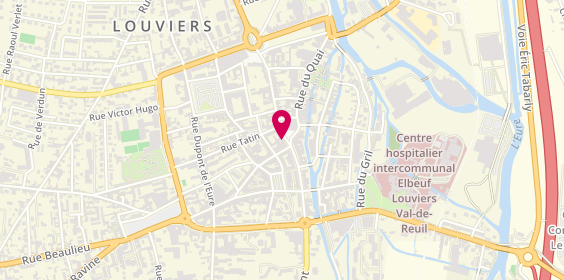 Plan de Bijouteries du Parvis Maison des Fiances, 39 Rue du Maréchal Foch, 27400 Louviers