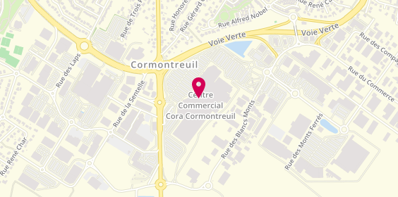 Plan de Pandora, Route de Louvois C. Cial. Cora, 51350 Cormontreuil