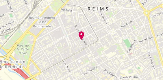 Plan de Montblanc Boutique Reims, 5 Rue Condorcet, 51100 Reims