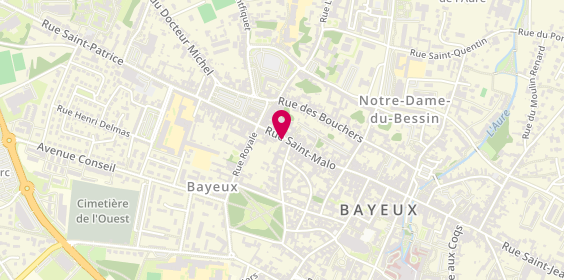 Plan de Les Nouveaux Bijoutiers, 59 Bis Rue Saint-Malo, 14400 Bayeux