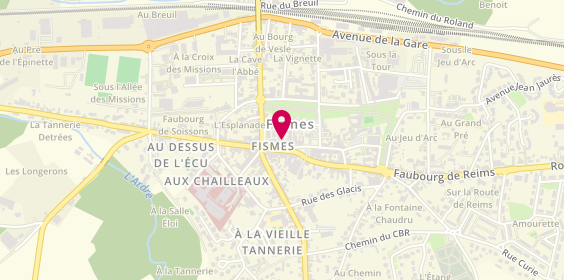Plan de L'Or des Temps - Bijouterie, 7 Rue des Bouchers, 51170 Fismes
