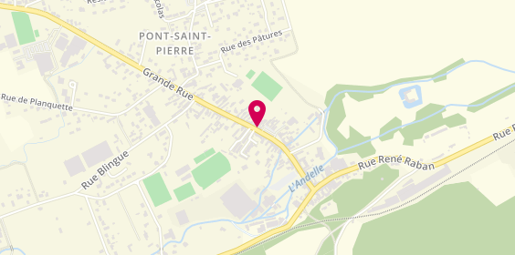 Plan de Fun Bijoux, 35 Grande Rue Grande Rue, 27360 Pont-Saint-Pierre