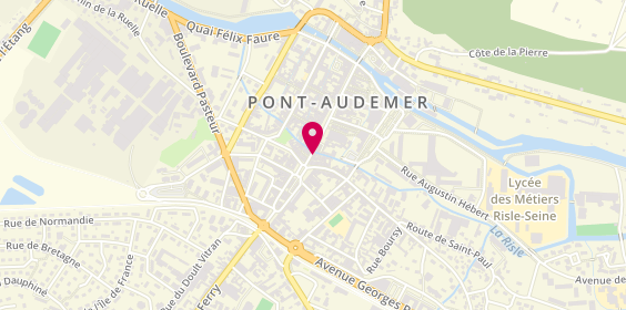 Plan de Bijouterie Cany, 14 Rue Thiers, 27500 Pont-Audemer
