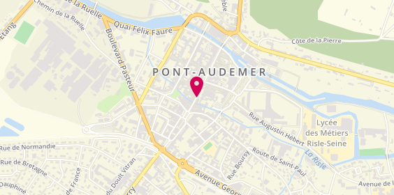 Plan de Bijouterie des Fiancés - Pont Audemer, 20 Rue Thiers, 27500 Pont-Audemer