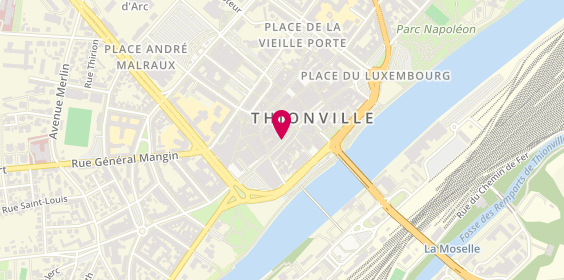 Plan de Bijouterie Girard, 21 Rue de Paris, 57100 Thionville