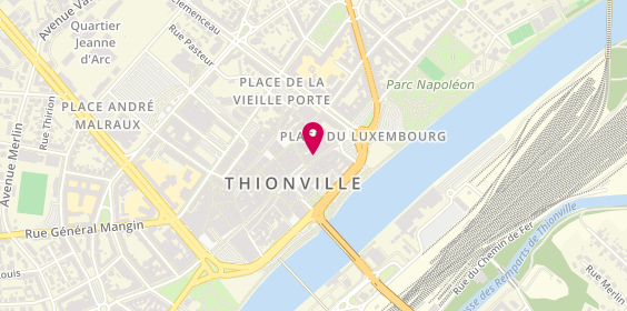 Plan de Bijouterie Daniel Gérard, 8 Rue du Luxembourg, 57100 Thionville