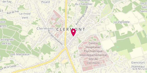 Plan de Guiguin Artisan Bijoutier, 51 Rue de la République, 60600 Clermont