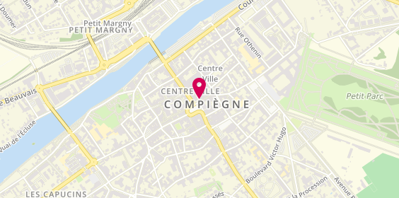 Plan de Comptoir National de l'Or, 18 Rue des Patissiers, 60200 Compiègne