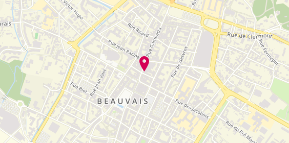 Plan de Jean Frimat Montres & Bijoux, 22 Rue Carnot, 60000 Beauvais