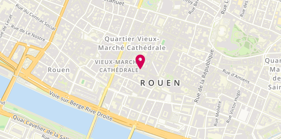 Plan de Lovisa, 51 Rue du Gros Horloge, 76000 Rouen