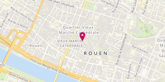 Plan de BUQUET Jean-Luc, 8 Rue Thouret, 76000 Rouen