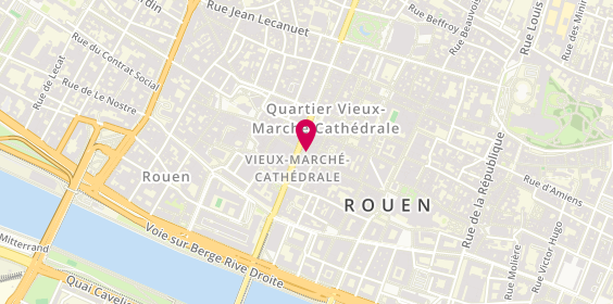 Plan de Quelque Part, 92 Rue du Gros Horloge, 76000 Rouen