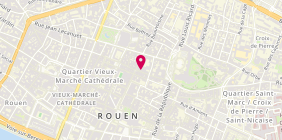 Plan de Isis, 34 Rue de l'Hôpital, 76000 Rouen