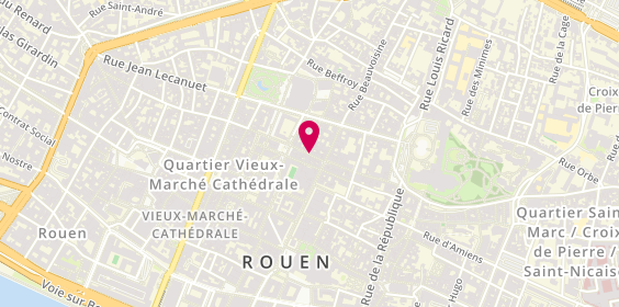 Plan de APM Monaco Rouen, 19 Rue Ganterie, 76000 Rouen