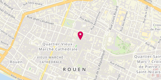 Plan de Mauboussin, 22 Rue Ganterie, 76000 Rouen