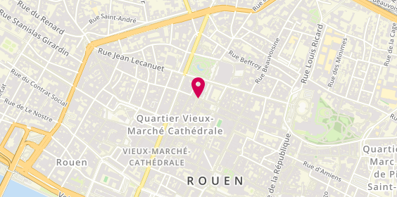 Plan de Adamante Joaillier, 65 Rue Ganterie, 76000 Rouen
