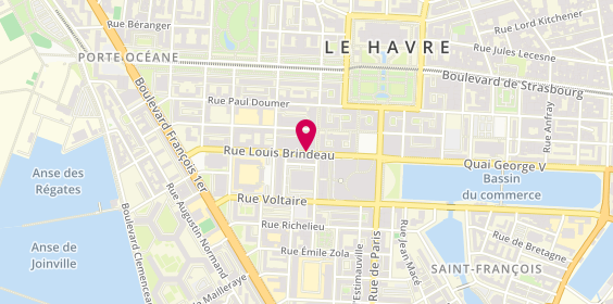 Plan de Philippe, 95 Rue Louis Brindeau, 76600 Le Havre