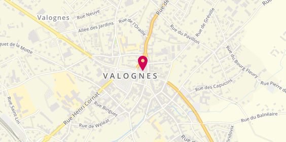 Plan de Bijouterie et Horlogerie Béchet, 5 Boulevard Division Leclerc, 50700 Valognes