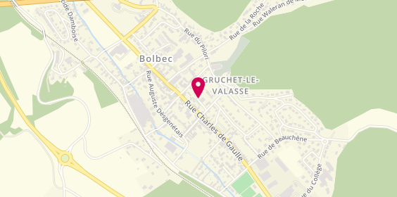 Plan de Cléor, Centre Commercial Carrefour Route Lilebonne, 76210 Gruchet-le-Valasse