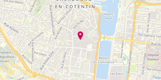 Plan de Euroclock, 21 Rue des Portes, 50100 Cherbourg-en-Cotentin